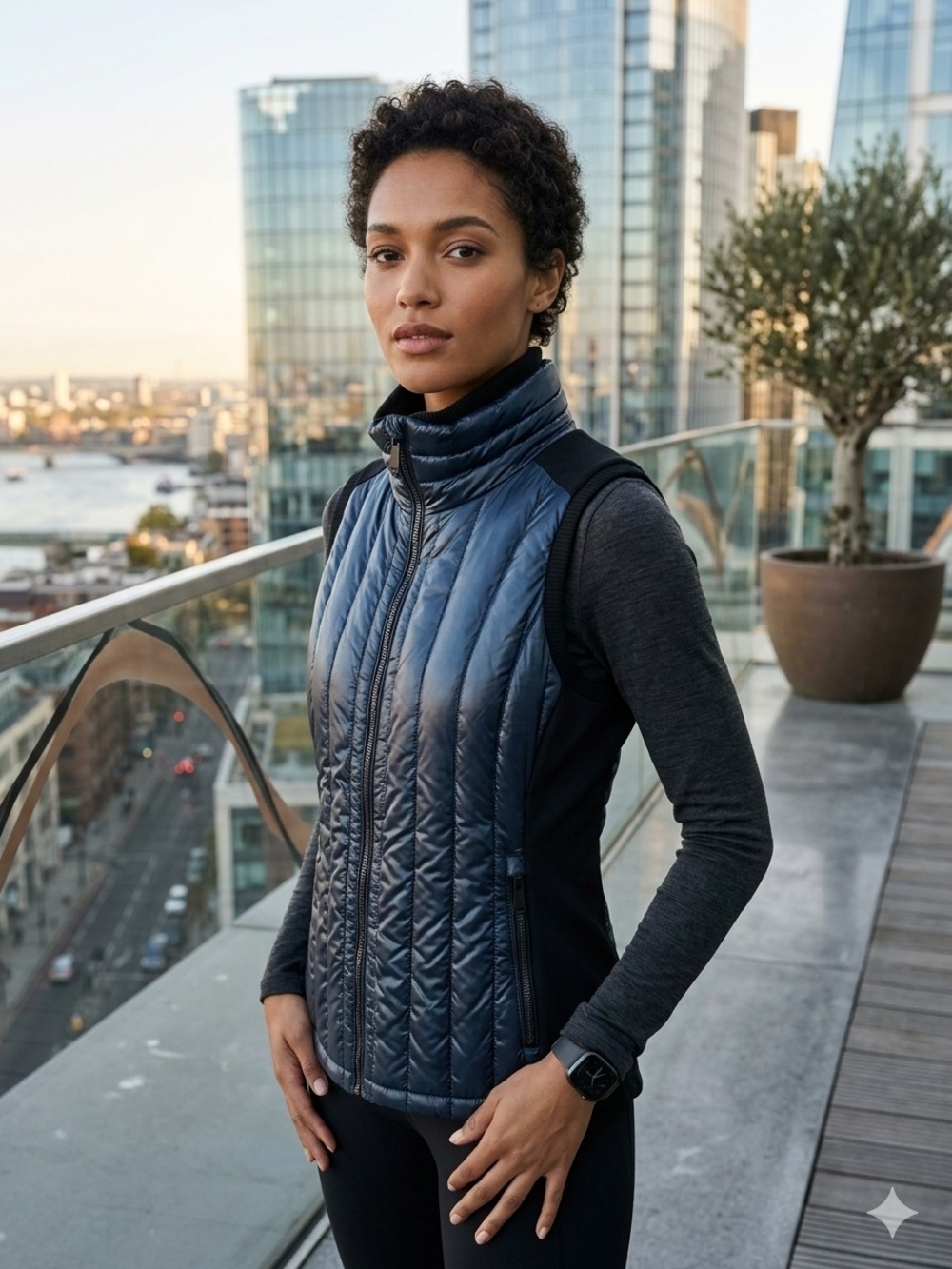 Calvin Klein Performance Down Hybrid Puffer